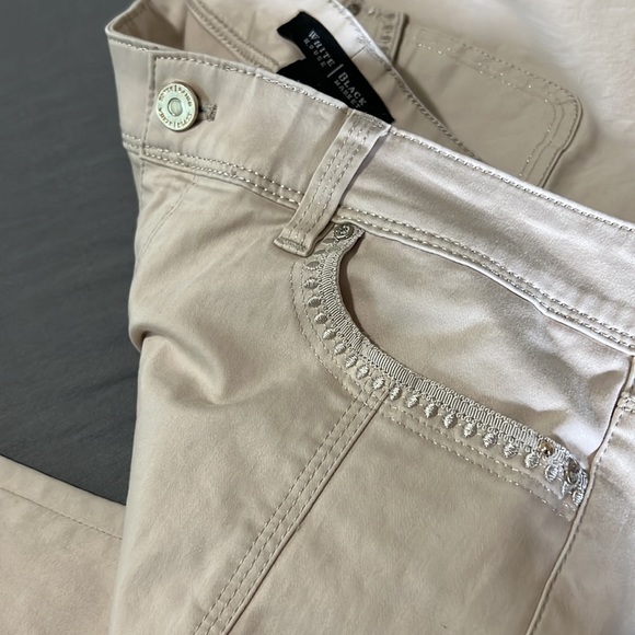WHBM Sateen Crop Pants Size 4 - Picture 10 of 11